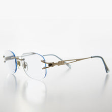 Load image into Gallery viewer, Oval Rimless Colored Lens Readers - Leona