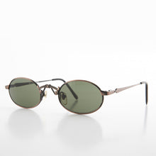 Load image into Gallery viewer, Small Oval Victorian Steampunk 90s Sunglass - Leon