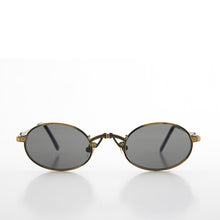 Load image into Gallery viewer, Small Oval Victorian Steampunk 90s Sunglass - Leon