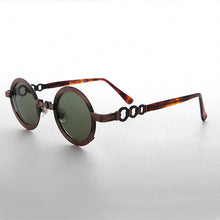 Load image into Gallery viewer, Round Vintage Sunglass with Chain Bridge - Link