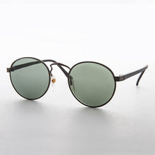 Load image into Gallery viewer, Classic Round Preppy Vintage Sunglass with Glass Lens - Logan