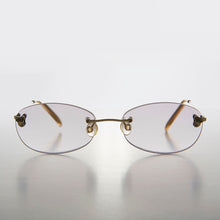 Load image into Gallery viewer, Oval Reading Glasses with Color Tinted Rimless Lens - Lonnie