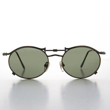 Load image into Gallery viewer, 90s Oval Steampunk Sunglass Optical Quality - Lucian