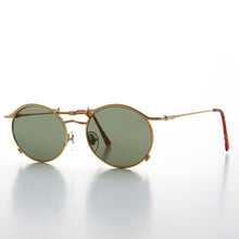 Load image into Gallery viewer, 90s Oval Steampunk Sunglass Optical Quality - Lucian