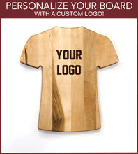 Load image into Gallery viewer, Personalized Jersey Style Cutting Board | Add Your Name & Number | Add a Special Message | Add a Custom Logo