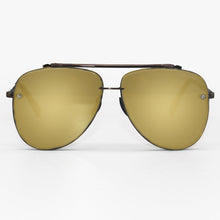 Load image into Gallery viewer, Luna - Tangle Free - Copper Aviator Sunglasses