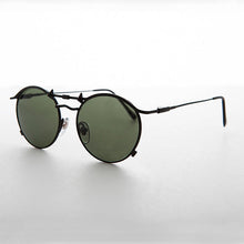Load image into Gallery viewer, Round 90s Goth Vintage Sunglass - Mackaveli