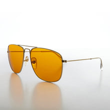 Load image into Gallery viewer, Aviator with Amber 58mm Square Lens - Major