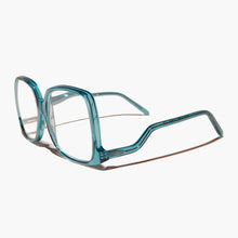 Load image into Gallery viewer, Blue Oversized Reader or Bifocal Glasses - Mia