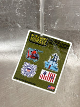 Load image into Gallery viewer, Stickers - Mini Morale - U.S. Coast Guard Pack 1