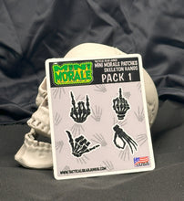 Load image into Gallery viewer, Stickers - Mini Morale - Skeleton Hands Pack 1