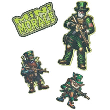 Load image into Gallery viewer, Mini Morale - Tactical Leprechaun wearing US Military Gear AR-15 Steampunk Pack 1