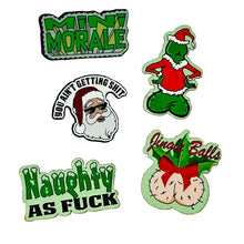 Load image into Gallery viewer, Mini Morale - Christmas Naughty Patch Pack 1