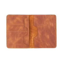 Load image into Gallery viewer, Viaggio Leather Passport Wallet