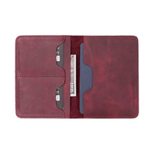 Load image into Gallery viewer, Viaggio Leather Passport Wallet