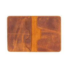 Load image into Gallery viewer, Viaggio Leather Passport Wallet
