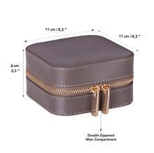 Load image into Gallery viewer, Amanda Leather Jewelry Box, Medium
