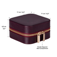 Load image into Gallery viewer, Amanda Leather Jewelry Box, Medium