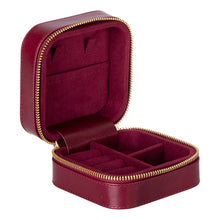 Load image into Gallery viewer, Amanda Leather Jewelry Box, Medium
