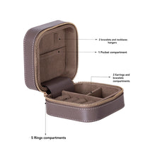 Load image into Gallery viewer, Amanda Leather Jewelry Box, Medium