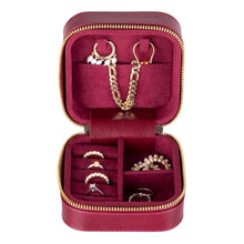 Load image into Gallery viewer, Amanda Leather Jewelry Box, Medium