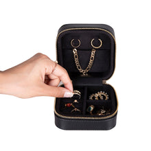 Load image into Gallery viewer, Amanda Leather Jewelry Box, Medium