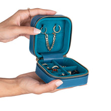 Load image into Gallery viewer, Amanda Leather Jewelry Box, Medium
