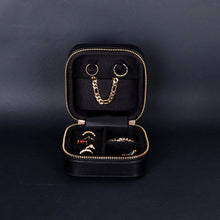Load image into Gallery viewer, Amanda Leather Jewelry Box, Medium