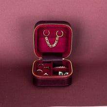Load image into Gallery viewer, Amanda Leather Jewelry Box, Medium