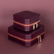 Load image into Gallery viewer, Amanda Leather Jewelry Box, Medium