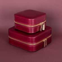 Load image into Gallery viewer, Amanda Leather Jewelry Box, Medium
