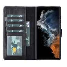 Load image into Gallery viewer, Magic Samsung Galaxy S22 Ultra Leather Detachable Wallet Case