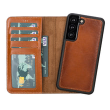 Load image into Gallery viewer, Magic Samsung Galaxy S22 Ultra Leather Detachable Wallet Case