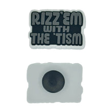 Load image into Gallery viewer, Tactical Mini Morale Charms - Rizz'em with the 'Tism - Set of 3