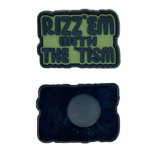 Load image into Gallery viewer, Tactical Mini Morale Charms - Rizz'em with the 'Tism - Set of 3