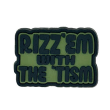 Load image into Gallery viewer, Tactical Mini Morale Charms - Rizz'em with the 'Tism - Singles