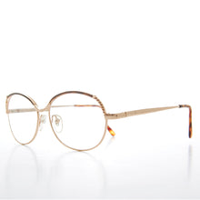 Load image into Gallery viewer, Gold Round Women's Readers - Nichole