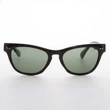 Load image into Gallery viewer, Horn Rim Rectangular Vintage Sunglass with Glass Lens - Norma Jean