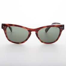 Load image into Gallery viewer, Horn Rim Rectangular Vintage Sunglass with Glass Lens - Norma Jean
