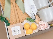 Load image into Gallery viewer, Home Blessing Gift Box – Bamboo Cutting Board, Ceramic Mugs & Cozy Kitchen Essentials