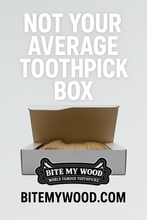 Load image into Gallery viewer, BiteMyWood Wood USA Quality BirchWood Toothpicks