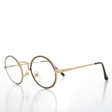 Load image into Gallery viewer, Vintage Round Clear Lens Pretend Eye Glasses - Oreo
