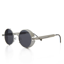 Load image into Gallery viewer, Round Metal Steampunk Goggle Sunglass - Orwell 4
