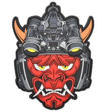 Load image into Gallery viewer, Tactical Oni Samurai with Night Vision Goggles PVC Patch - Unleash Fear and Strength