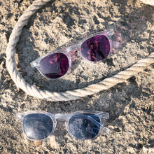 Load image into Gallery viewer, Clear Acetate Square Sunglass with Colored Lenses - Benson