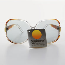 Load image into Gallery viewer, Oversized Huge Vintage Sunglass with Transition Glass Lens - Phyllis