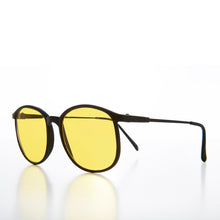 Load image into Gallery viewer, Yellow Lens Large Schoolboy Vintage Sunglass - PJ