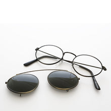Load image into Gallery viewer, Oval Clip On Sunglasses - Purdue
