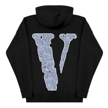 Load image into Gallery viewer, Pop Smoke x Vlone The Woo Hoodie Black