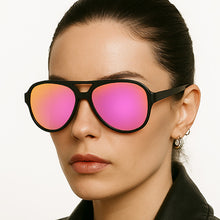 Load image into Gallery viewer, Poseidon Mirrored Pink – Tangle-Free Floating Aviators